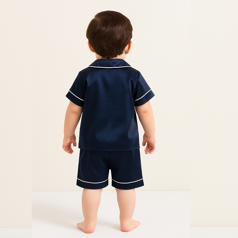 Pijamas Infantil de Cetim Meninos e Meninas - Loja Conjunto Infantil