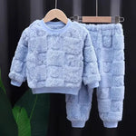 Pijamas de Flanela Outono Inverno  Meninos e Meninas - Loja Conjunto Infantil