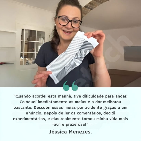 CJ Socks - Meias Compressiva Premium para Conforto Diário