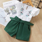 Roupas Infantil Meninas Camiseta + Short - Loja Conjunto Infantil