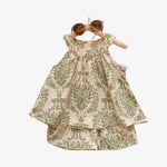 Roupinha Infantil Menina Pequeno Floral Halterneck - Loja Conjunto Infantil