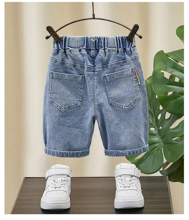 Shorts Infantis Verão Meninos Jeans - Loja Conjunto Infantil