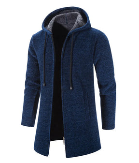 Moletom Masculino com Zíper Oversize e Capuz