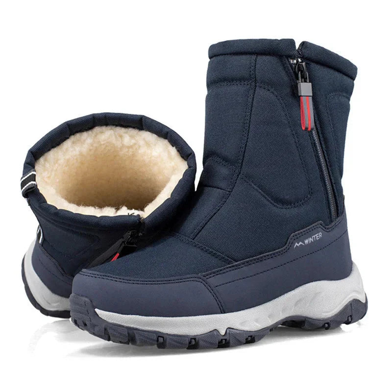 Bota Masculina Para Inverno com Forro Cano Alto