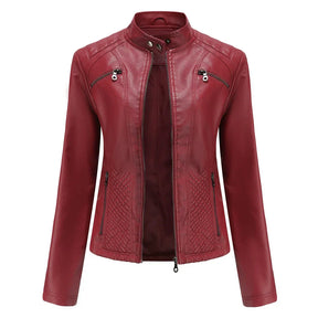 Jaqueta Feminina Casual com Zíper Estilo Streetwear - (Promoção de Inverno )