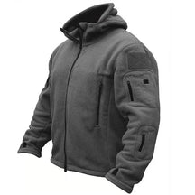 Jaqueta Masculina Tática com Capuz e Forro Fleece - (Promoção de Inverno 2026)