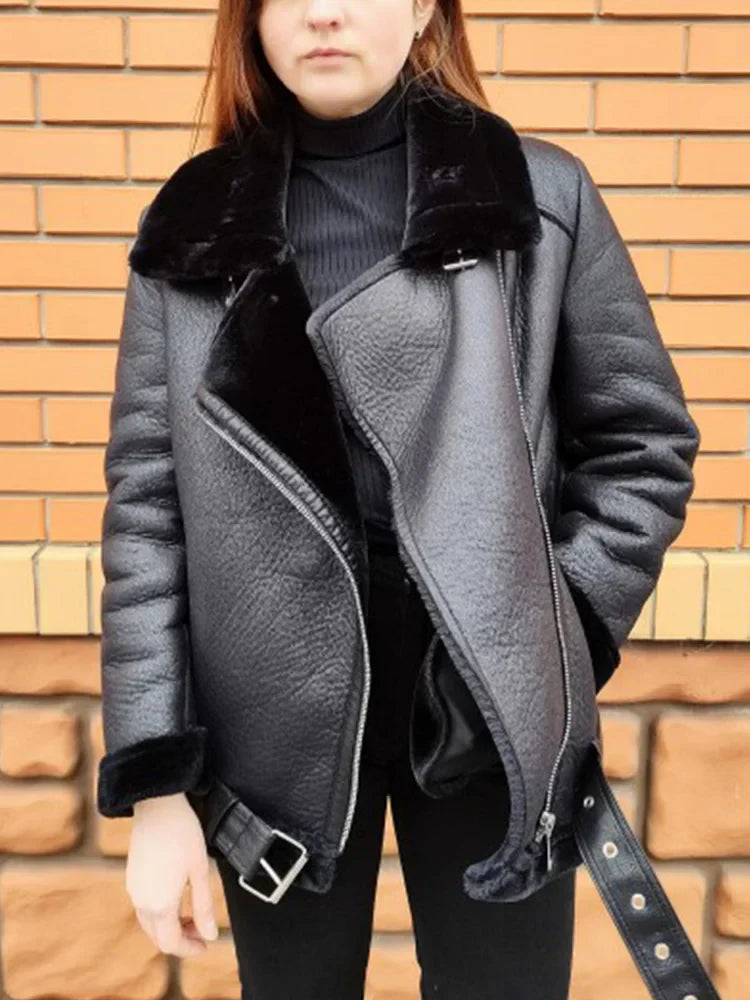 Casaco Feminino Acolchoado Faux com Gola - (Promoção de Inverno 2026)