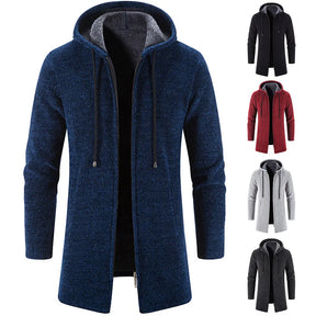 Moletom Masculino com Zíper Oversize e Capuz