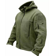 Jaqueta Masculina Tática com Capuz e Forro Fleece - (Promoção de Inverno 2026)