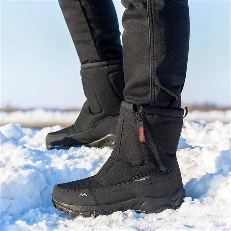 Bota Masculina Para Inverno com Forro Cano Alto