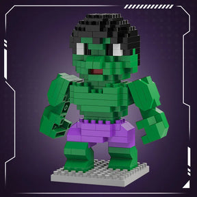 Blocos de Montar Marvel – Deadpool, Homem-Aranha, Homem de Ferro e Loki