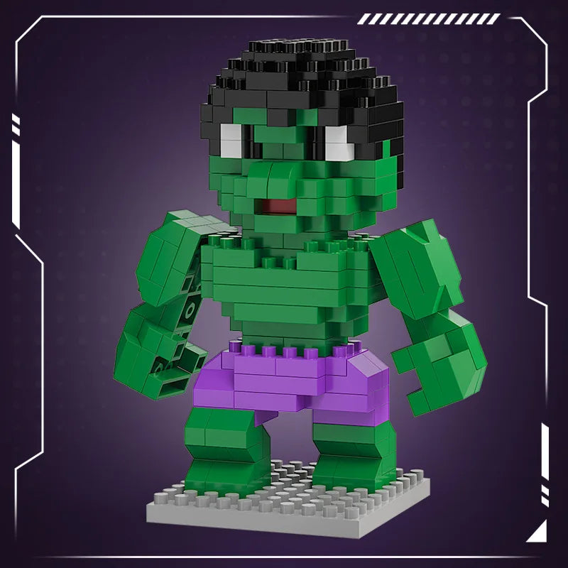 Blocos de Montar Marvel – Deadpool, Homem-Aranha, Homem de Ferro e Loki