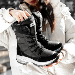 Bota Feminina Cano Alto Impermeável - (Promoção Conjunto Inverno )