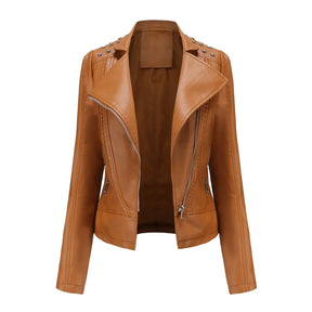 Jaqueta Feminina Fashion Style Estilo Biker com Zíper