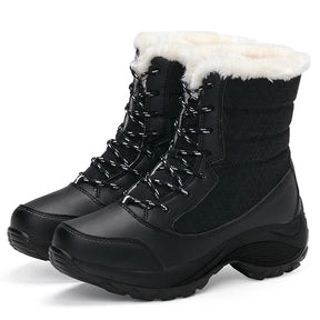 Bota Feminina com Plataforma Impermeável Antiderrapante - (Promoção de Inverno 2026)