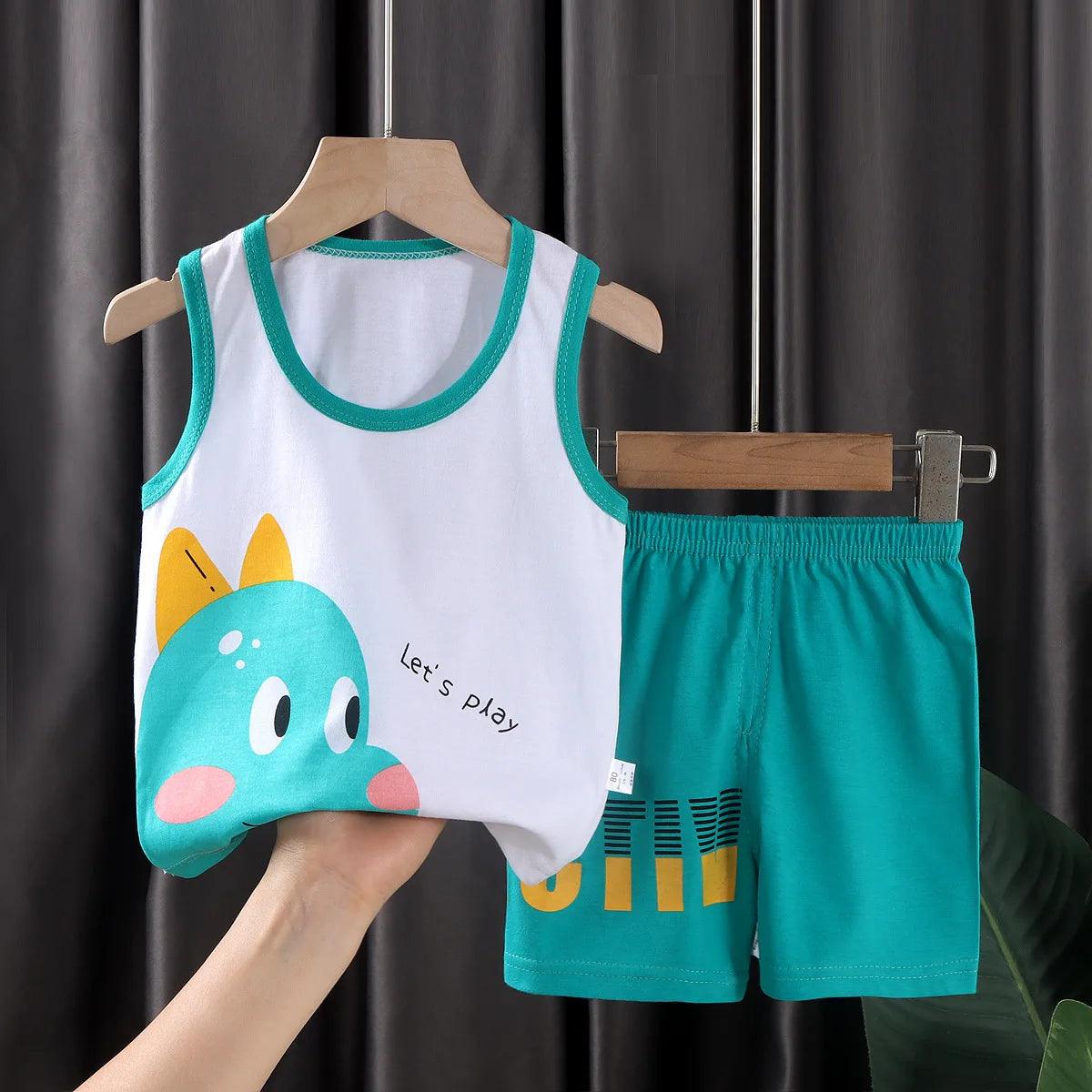 Conjunto Verao Infantil 2PCS - Loja Conjunto Infantil