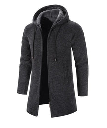 Moletom Masculino com Zíper Oversize e Capuz