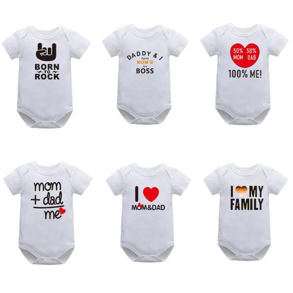 Body Infantil "I Love MOM&DAD - Loja Conjunto Infantil