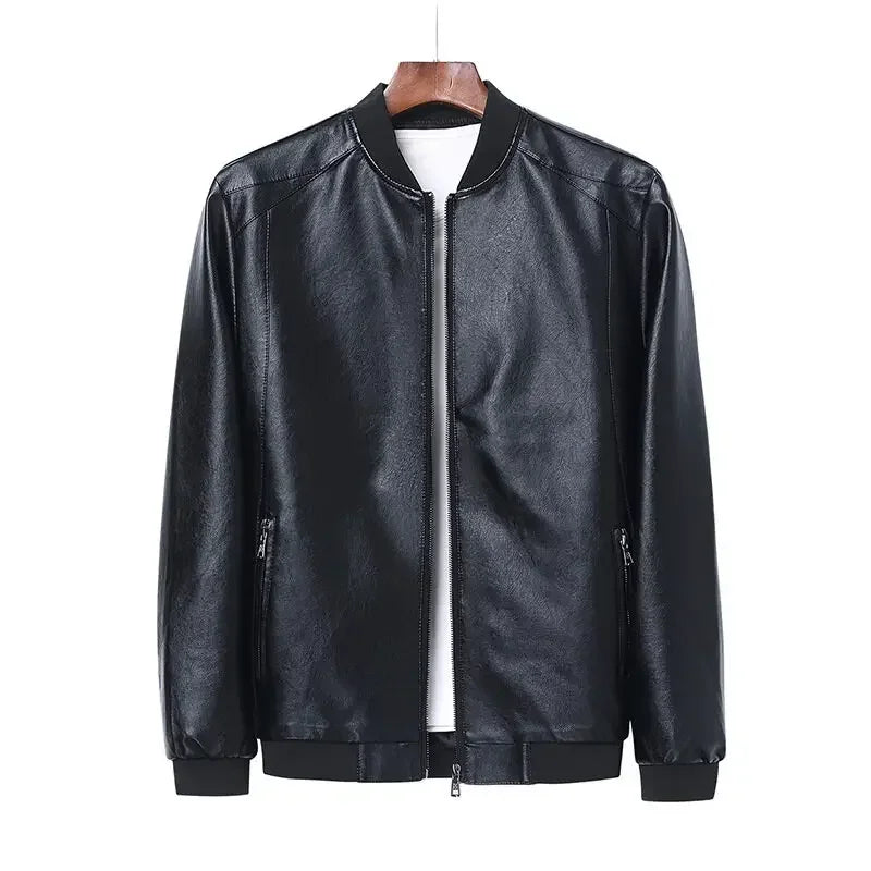 Jaqueta Masculina Estilo Motociclista Coreano - (Promoção de Inverno 2026)