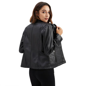Jaqueta Feminina Casual com Zíper Estilo Streetwear - (Promoção de Inverno )