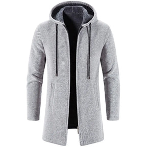 Moletom Masculino com Zíper Oversize e Capuz