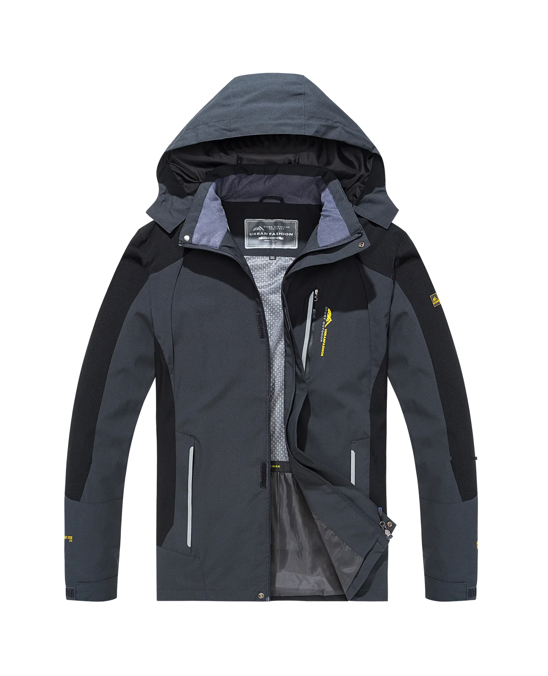 Jaqueta Masculina Impermeável para Trilha e Pesca com Proteção Contra Vento - (Promoção de Inverno 2026)