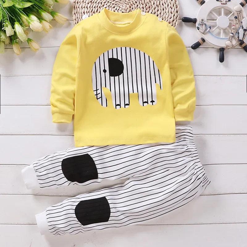 Roupa Para Bebe Menino Algodão Outono - Loja Conjunto Infantil