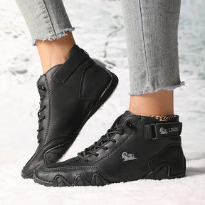 Bota Feminina Retrô Design Trendy Antiderrapante -
