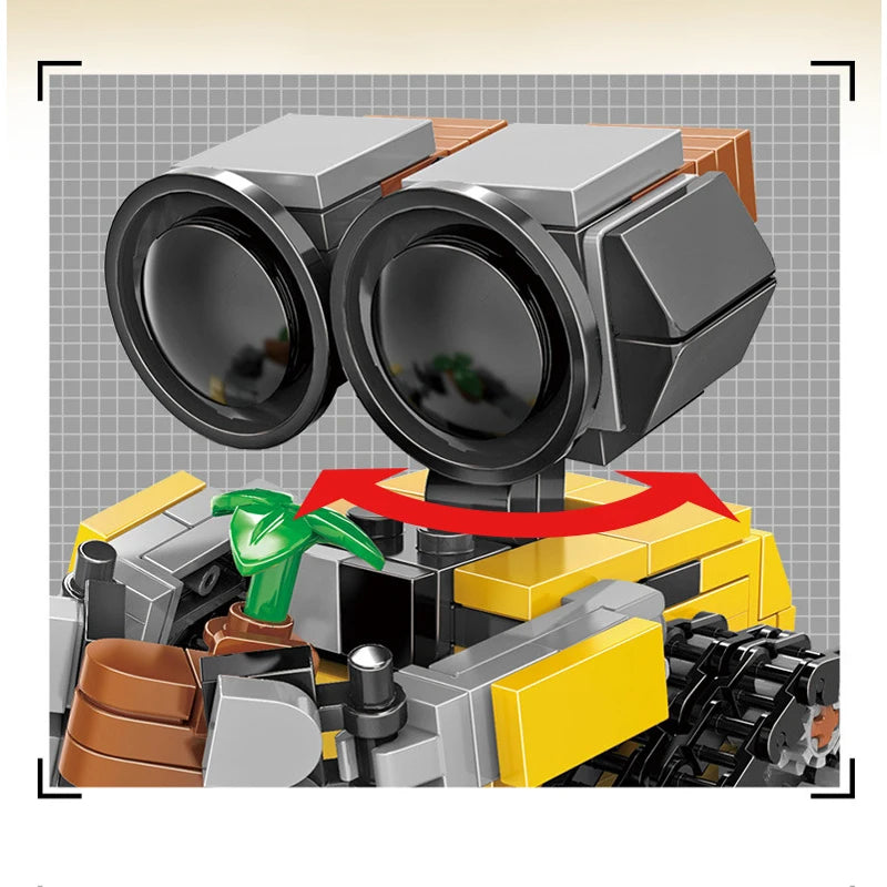 Mini Wall-E Blocos de Montar