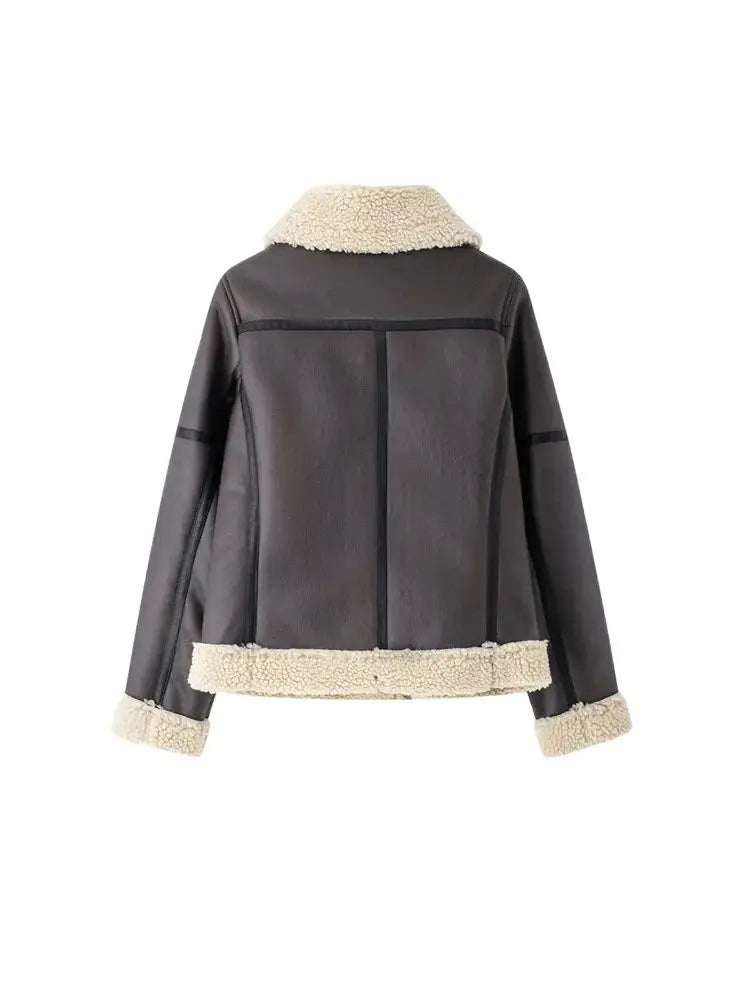 Jaqueta Feminina Para Inverno Estilo Elegante com Detalhe em Cinto