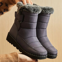 Bota Feminina Para Inverno Impermeável Salto Baixo - Conjunto Inverno