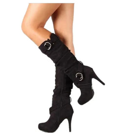 Bota Feminina Cano Alto Salto Fino (Promoção de Inverno )