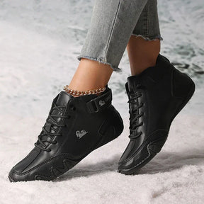 Bota Feminina Retrô Design Trendy Antiderrapante -