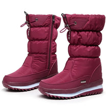 Bota Feminina Para Inverno Meio-Cano Impermeável