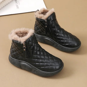 Bota Feminina Para Inverno com Zíper Solado Grosso ( Promoção )
