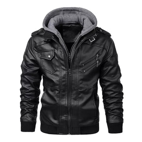 Jaqueta Masculina de Couro Premium