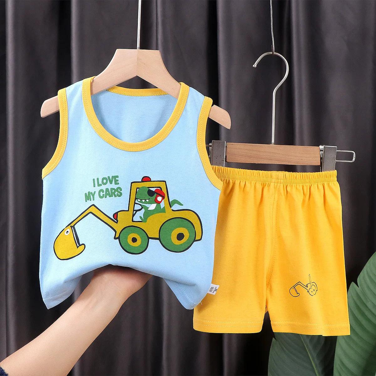 Conjunto Verao Infantil 2PCS - Loja Conjunto Infantil