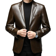 Jaqueta Masculina Gola Lapela Estilo Casual Elegante – (Promoção de Inverno 2026)