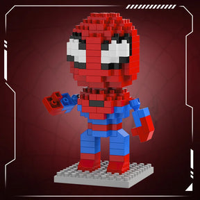 Blocos de Montar Marvel – Deadpool, Homem-Aranha, Homem de Ferro e Loki