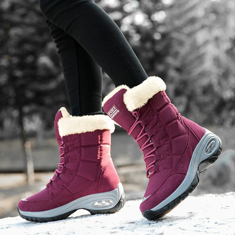 Bota Feminina Cano Alto Impermeável - (Promoção Conjunto Inverno )