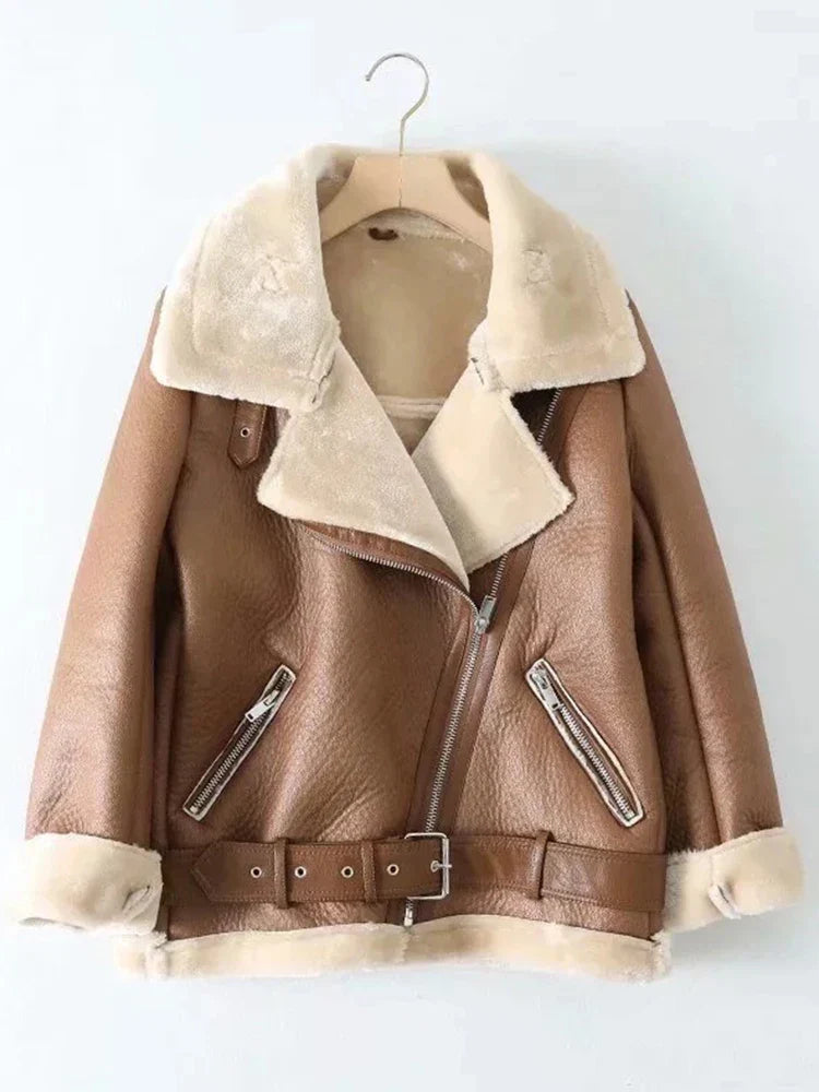 Casaco Feminino Acolchoado Faux com Gola - (Promoção de Inverno 2026)