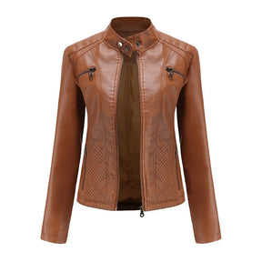 Jaqueta Feminina Casual com Zíper Estilo Streetwear - (Promoção de Inverno )
