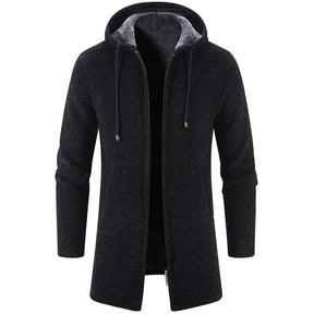 Moletom Masculino com Zíper Oversize e Capuz