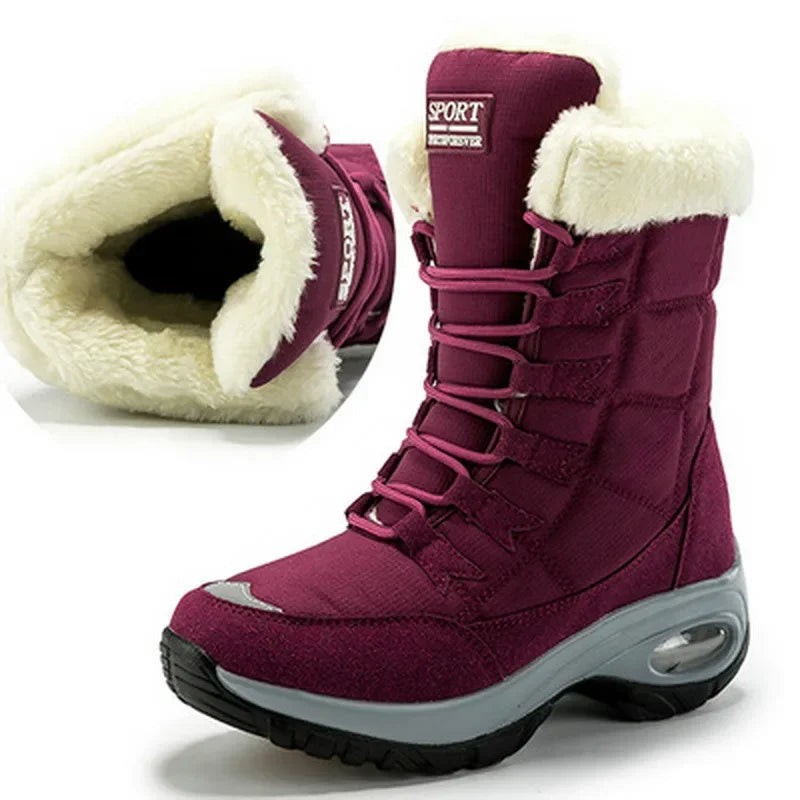 Bota Feminina Cano Alto Impermeável - (Promoção Conjunto Inverno )