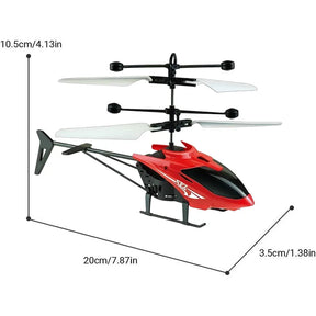 Mini Drone RC Recarregável com Controle Remoto e Proteção Contra Quedas - Promoção mês das crianças
