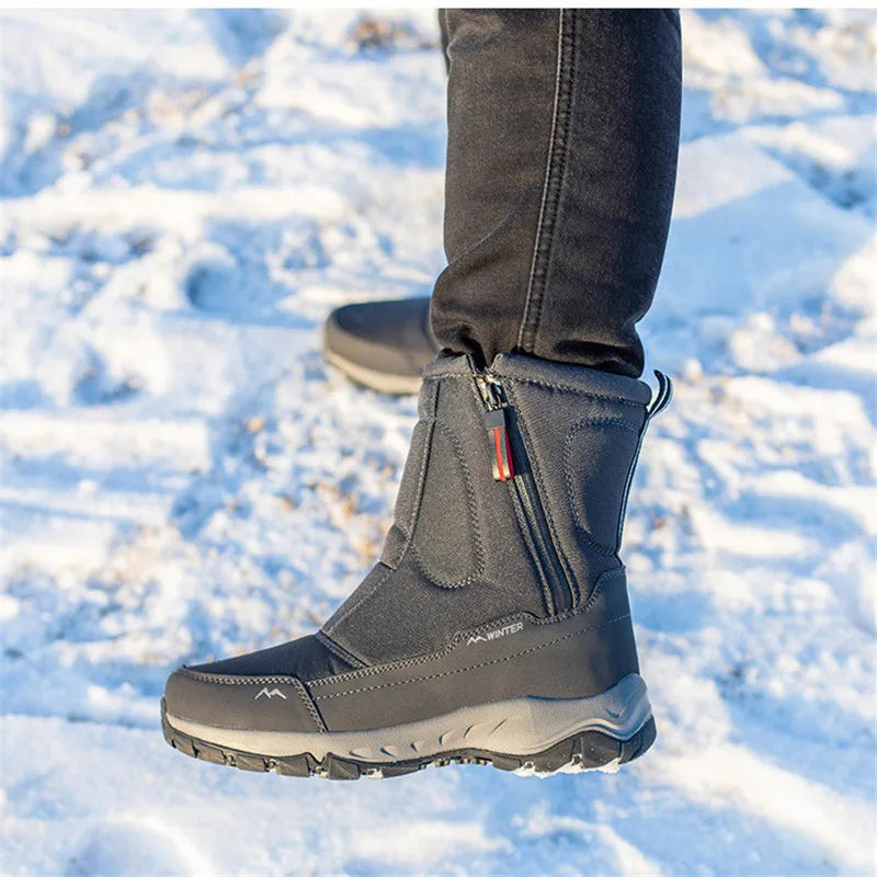Bota Masculina Para Inverno com Forro Cano Alto