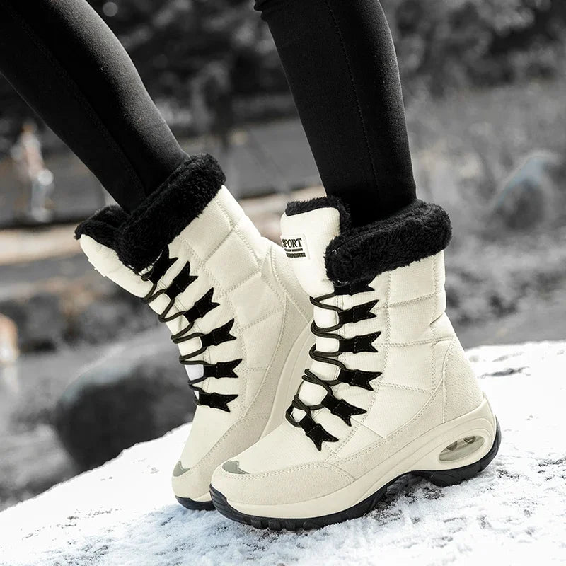 Bota Feminina Cano Alto Impermeável - (Promoção Conjunto Inverno )