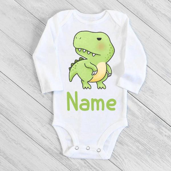 Body Infantil Personalizado com Estampa de Dinossauro - Loja Conjunto Infantil