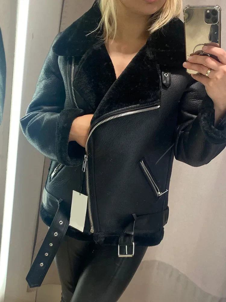 Casaco Feminino Acolchoado Faux com Gola - (Promoção de Inverno 2026)