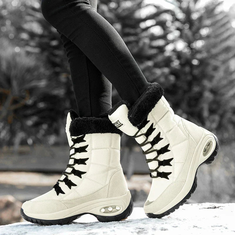 Bota Feminina Cano Alto Impermeável - (Promoção Conjunto Inverno )